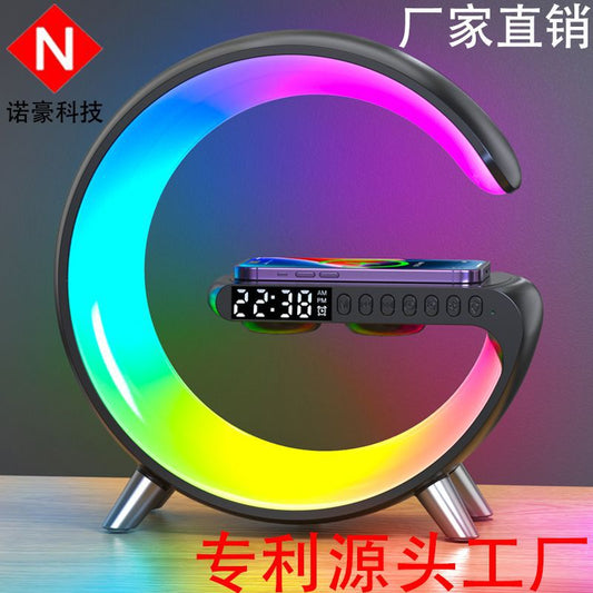 Large G audio, Bluetooth speaker, small G atmosphere light connection, wireless charger, bedside music wake-up light, Bluetooth audio